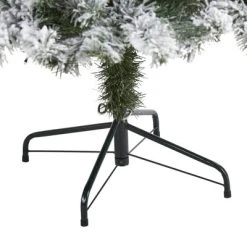 6ft Nearly Natural Pre-Lit LED Flocked West Virginia Fir Artificial Christmas Tree Clear Lights -Northlight Christmas Store GUEST 52f90b6c 6c64 433b ad82 1060d7597c21