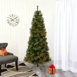 6.5ft Nearly Natural Pre-Lit Cashmere Artificial Christmas Tree Warm White Lights 16 6.5ft Nearly Natural Pre-Lit Cashmere Artificial Christmas Tree Warm White Lights -Northlight Christmas Store GUEST 53a7e9a3 2ba6 4362 8998 71774e05eb57