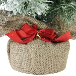 Northlight 18" Flocked Pine Medium Artificial Christmas Tree in Burlap Base - Unlit 9 Northlight 18" Flocked Pine Medium Artificial Christmas Tree in Burlap Base - Unlit -Northlight Christmas Store GUEST 565394ea a10c 41b3 a922 4ce54778b6f5