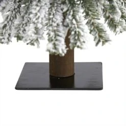 2ft Nearly Natural Pre-Lit Flocked Grand Alpine Artificial Christmas Tree Clear Lights -Northlight Christmas Store GUEST 5686e172 c1e8 4749 8b75 f5bdb7e58e60