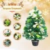 Tangkula 2ft Pre-lit Tabletop Christmas Tree Mini Artificial Evergreen Christmas Tree with Timer & Rich Ornaments -Northlight Christmas Store GUEST 56d3e05e 3796 46be b063 81e306b3c98b