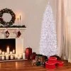 7.5ft Pre-lit Artificial Christmas Tree White Slim Forest Fir - Puleo -Northlight Christmas Store GUEST 5706b5d8 eecb 440e 87d7 3eba29b205a1