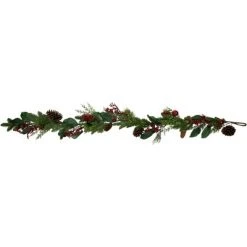 Northlight 6' Green and Red Pinecones and Berries Artificial Christmas Garland- Unlit 9 Northlight 6' Green and Red Pinecones and Berries Artificial Christmas Garland- Unlit -Northlight Christmas Store GUEST 574ee8c2 110c 43f7 b890 2aa23d0c7950