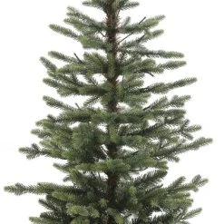 LuxenHome 4ft Pre-Lit LED Artificial Fir Slim Christmas Tree Christmas Decoration with Metal Pot -Northlight Christmas Store GUEST 57e60722 48b1 4e80 90f2 73ebd6cf6964