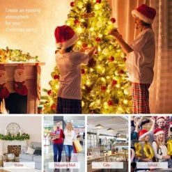 Tangkula 6ft Pre-lit Christmas Tree Artificial Christmas Pine Tree w/ 350 LED Lights & 814 Branch Tips -Northlight Christmas Store GUEST 58630b0e 4b61 4a6b b9b1 84abe5b634f0