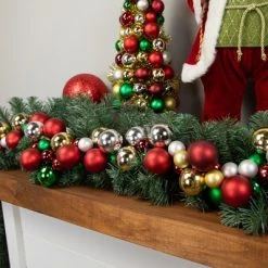 Northlight 6' Traditional Colors 2-Finish Shatterproof Ball Christmas Garland -Northlight Christmas Store GUEST 5879c5ec 93d8 4d2e a563 15cff5048b2d