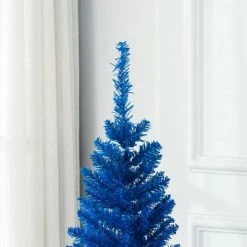HOMCOM 70.75" Artificial Pencil Christmas Tree, Slim Xmas Tree with 390 Realistic Branch Tips and Plastic Stand -Northlight Christmas Store GUEST 58f137c4 2e3c 487e a597 c2c36425fe86