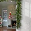 National Tree Company NF3-309-9A-B 9 Foot Long 10 Inch Thick Pre Lit Christmas Decoration Garland with 50 Colored Lights, 200 Tips, and Timer