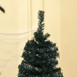 HOMCOM Artificial Christmas Tree with Stand, Xmas Pencil Tree with Halloween Style, Holiday Home Indoor Decoration for Party, Black -Northlight Christmas Store GUEST 598df5de f91d 4c37 8886 0f6973a1ed66