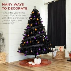 Best Choice Products Artificial Full Black Christmas Tree Holiday Decoration -Northlight Christmas Store GUEST 5999b1d8 02ec 417c 9be1 90c03f76a5ad