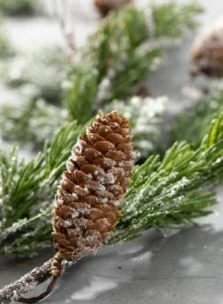 Sullivans Long Pine & Pinecone Artificial Stem 48"H Green