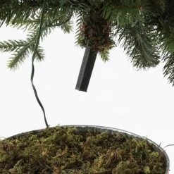 LuxenHome 3.5ft Pre-Lit LED Artificial Fir Christmas Tree with Metal Pot and Red Ribbon -Northlight Christmas Store GUEST 5aabbca2 bbf9 413a 8fc2 fc42492dd91e