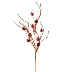 Vickerman 32" Mini Pinecone Twig Glitter Spray -Northlight Christmas Store GUEST 5c966ff3 4b43 4902 afb3 a2bdfeeec861
