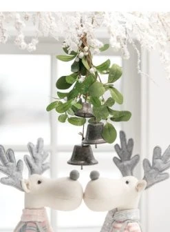 Sullivans Christmas Mistletoe Swag 13.5"H Green