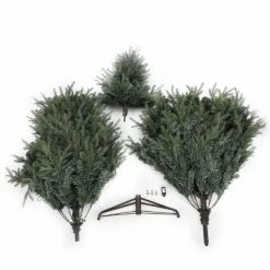 LuxenHome 7.5ft Pre-Lit LED Artificial Full Fir Christmas Tree -Northlight Christmas Store GUEST 5d78a454 a05c 4f4c af39 73d05a92b568