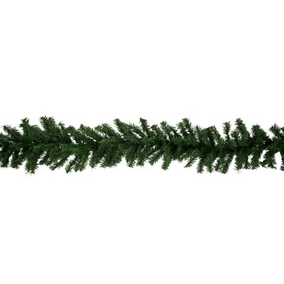 Northlight 9' x 10" Unlit Green Canadian Pine Artificial Christmas Wreath 6 Northlight 9' x 10" Unlit Green Canadian Pine Artificial Christmas Wreath - Image 4