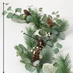 Sullivans Artificial Frosted Pine Berry Garland Green 6"H -Northlight Christmas Store GUEST 5e4435b7 014b 48d4 bd33 ed7a913685a8