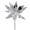 Vickerman 13" Shiny Glitter Poinsettia Spray -Northlight Christmas Store GUEST 5eda7d09 dc0b 445c b614 572d18055a68