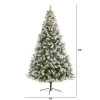 Nearly Natural 9-ft Flocked Oregon Pine Artificial Christmas Tree with 600 Clear Lights and 1580 Bendable Branches -Northlight Christmas Store GUEST 5f2af4a8 e98a 436c 87f0 05814f9e7055