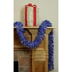 Northlight 12' x 3.5" Unlit Blue/Silver Wide Cut Tinsel Christmas Garland 5 Northlight 12' x 3.5" Unlit Blue/Silver Wide Cut Tinsel Christmas Garland -Northlight Christmas Store GUEST 5f2fd5a1 8149 47db 8b7b b3f42b097b51