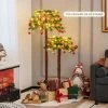Costway 5FT+3.5FT Double Pre-Lit Artificial Tropical Christmas Palm Tree w/ 100 Lights -Northlight Christmas Store GUEST 5f54a4f5 5ca2 4b6e ba59 ccc4dcfaf14b