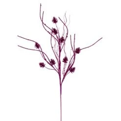 Vickerman 32" Mini Pinecone Twig Glitter Spray -Northlight Christmas Store GUEST 5fd6444e 7cbb 4511 aedb 863ff077fd33