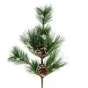 Northlight 24" Frosted Long Pine Needle and Pine Cone Artificial Christmas Spray