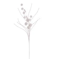 Vickerman 33" Ball and Coin Glitter Twig Spray -Northlight Christmas Store GUEST 61125004 8a2d 4362 8263 279b3475fd40