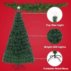 Costway Pre-Lit Fiber Optic Artificial Christmas Tree 280 Lights 7FT -Northlight Christmas Store GUEST 621e23fd 5d87 4a2b b62b 980592d027c2