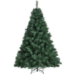 Costway 5Ft/6Ft/7Ft PVC Hinged Artificial Christmas Tree 410/648/968 Tips Holiday Decor with Metal Stand -Northlight Christmas Store GUEST 62b727b7 8180 4264 a54a 6522de55aac5