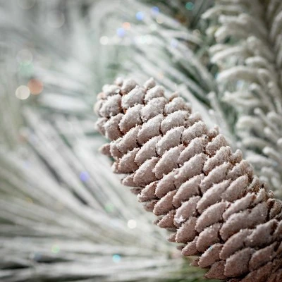 30"H Sullivans Snowy Pinecone Spray; Green 3 30"H Sullivans Snowy Pinecone Spray; Green