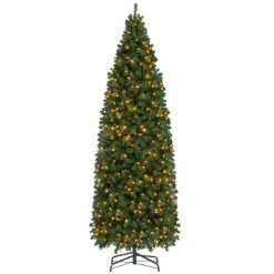 Yaheetech Pre-lit Slim Pencil Artificial Christmas Tree, Green -Northlight Christmas Store GUEST 632a6fb5 7ce8 403d b4c9 576c877484a2