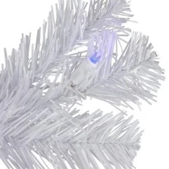 Northlight 7.5' Prelit Artificial Christmas Tree White Winston Pine - Multi LED Lights -Northlight Christmas Store GUEST 636a0b0a 1951 41be 8a24 e4b982708bf9