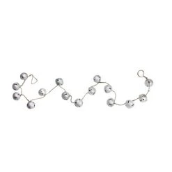 Ganz 5' x 2" Silver and Black Jingle Bell Star Cutouts Artificial Christmas Garland - Unlit -Northlight Christmas Store GUEST 6389a738 eb9f 47eb 9a38 ef383ffe4cf4