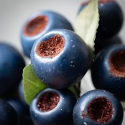 Sullivans Artificial Blue Pod Berry Stem Blue 11.5"H