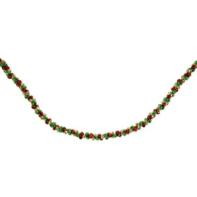 Northlight 5' Green, Gold and Red Jingle Bell Christmas Garland, Unlit 6 Northlight 5' Green, Gold and Red Jingle Bell Christmas Garland, Unlit - Image 4