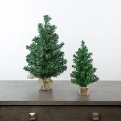 Northlight 18" Potted Mini Pine Medium Artificial Christmas Tree, Unlit 9 Northlight 18" Potted Mini Pine Medium Artificial Christmas Tree, Unlit - Image 7