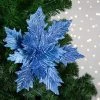 Northlight 24" Glittered Blue Poinsettia Christmas Stem Spray 2 Northlight 24" Glittered Blue Poinsettia Christmas Stem Spray -Northlight Christmas Store GUEST 67378c74 b5c0 4a0f a859 853d6f7736c2