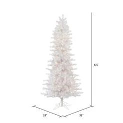 Vickerman Crystal White Pine Slim Artificial Christmas Tree -Northlight Christmas Store GUEST 67524a57 e208 4881 a110 47096db93804