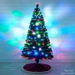 Best Choice Products 7ft Pre-Lit Fiber Optic Artificial Pine Christmas Tree w/ 280 Multicolored LED Lights, 8 Sequences 12 Best Choice Products 7ft Pre-Lit Fiber Optic Artificial Pine Christmas Tree w/ 280 Multicolored LED Lights, 8 Sequences -Northlight Christmas Store GUEST 6772064e c29c 4dc2 aa61 22befad13436
