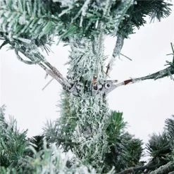 Yaheetech Flocked Pencil Artificial Christmas Tree Snow Frosted Christmas Tree, Green -Northlight Christmas Store GUEST 679b68bf f5ef 4bee 815e ac009d43de3b