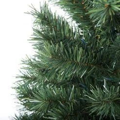 LuxenHome Set of 2 4Ft Pre-Lit LED Artificial Pine Christmas Tree with Urn Pot -Northlight Christmas Store GUEST 67b35b66 87bf 44ff 8f00 03d0a91370bb