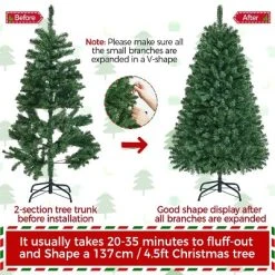 Yaheetech Pre-lit Spruce Artificial Christmas Tree with LED Lights -Northlight Christmas Store GUEST 683c3227 add2 4114 b23c 4ee744cd4d76