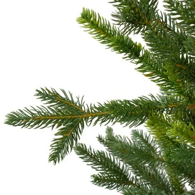 Northlight 4' Potted Noble Pine Artificial Christmas Tree - Unlit 3 Northlight 4' Potted Noble Pine Artificial Christmas Tree - Unlit