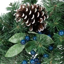 Northlight 28" Mixed Pine and Blueberries Artificial Christmas Teardrop Swag - Unlit 11 Northlight 28" Mixed Pine and Blueberries Artificial Christmas Teardrop Swag - Unlit -Northlight Christmas Store GUEST 68ba2856 5588 448b 9403 057f96ac0e37