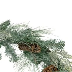 Northlight 6' x 9" Mixed Pine and Pine Cones Artificial Christmas Garland, Unlit