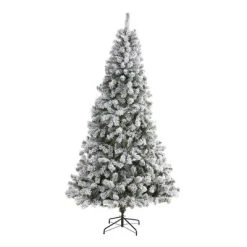 Nearly Natural Unlit Flocked West Virginia Artificial Christmas Tree -Northlight Christmas Store GUEST 69ff16c3 6218 415f 8e12 a74357e1ef7e