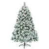 Costway 6ft or 7ft Premium Hinged Artificial Christmas Tree Snowy Pine Needles -Northlight Christmas Store GUEST 6a0a9575 28f8 4e7f a6f1 a00e104273e9