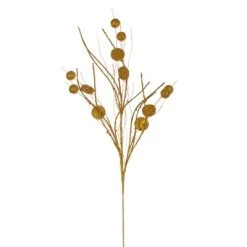 Vickerman 33" Ball and Coin Glitter Twig Spray -Northlight Christmas Store GUEST 6b546773 bbf7 435b 8c7f 448a777ba5e0