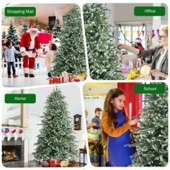 Costway 8ft Hinged Artificial Christmas Spruce Tree w/ 1658 Mixed PE & PVC Tips 13 Costway 8ft Hinged Artificial Christmas Spruce Tree w/ 1658 Mixed PE & PVC Tips -Northlight Christmas Store GUEST 6bc1187f e60d 44b2 9119 908e31653142